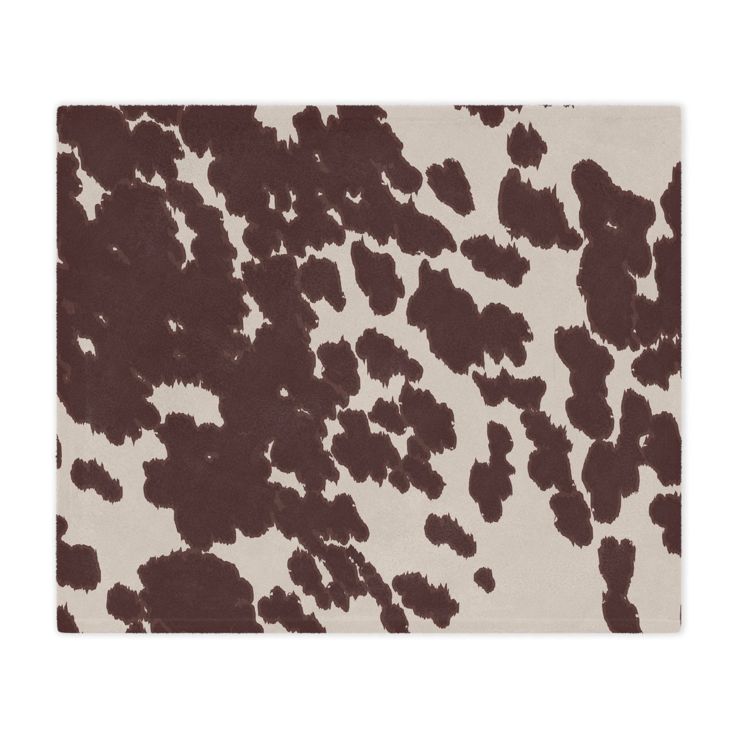 Cozy Cowhide Minky Blanket, Soft Throw for Kids & Adults, Farmhouse Decor, Gift for Baby Showers, Home Essentials, Warm Comfort