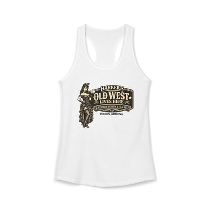 Harker's Saloon Girl Women's Ideal Racerback Tank