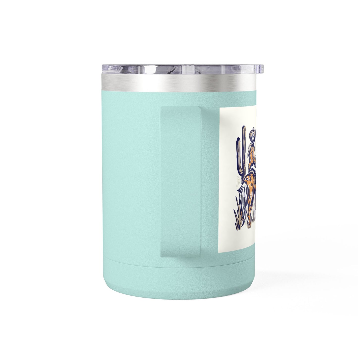 Cowboy Sunrise Serenity Coffee Mug Tumbler, 15oz - Motivational Gift for Coffee Lovers, Inspirational Drinkware, Kitchen Décor