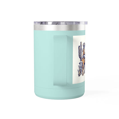 Cowboy Sunrise Serenity Coffee Mug Tumbler, 15oz - Motivational Gift for Coffee Lovers, Inspirational Drinkware, Kitchen Décor