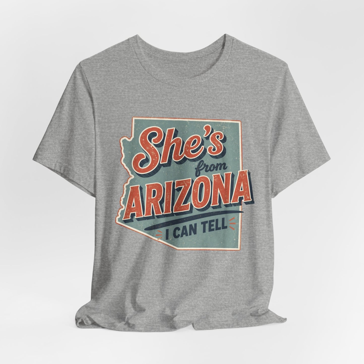 She's From Arizona I Can Tell Cowgirl T-Shirt -  Western Tee
