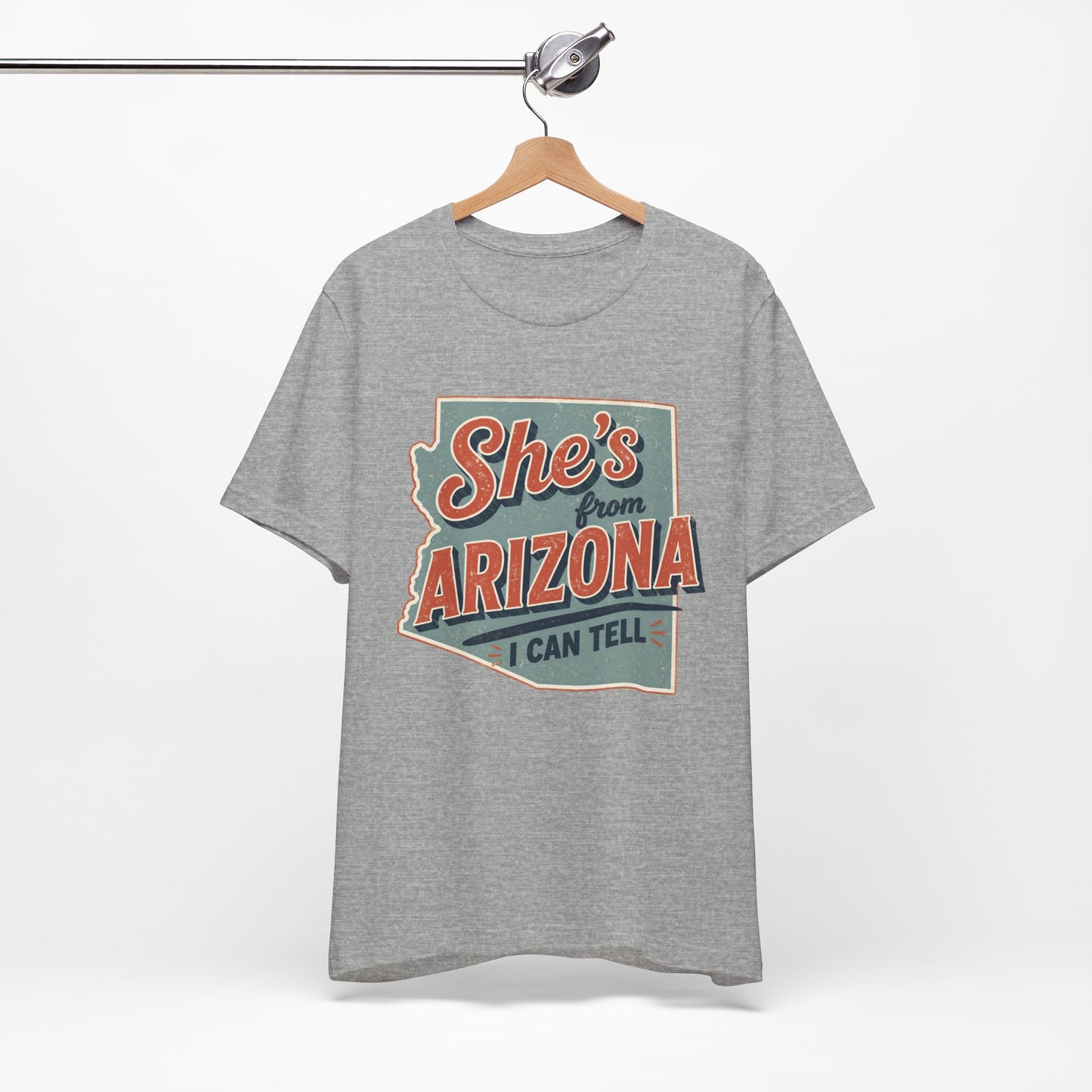She's From Arizona I Can Tell Cowgirl T-Shirt -  Western Tee
