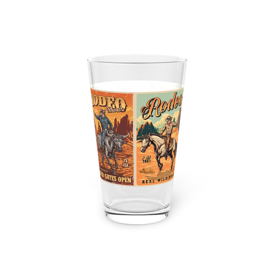 Vintage Rodeo Pint Glass | 16oz Western Style Drinking Glass | Perfect Gift for Rodeo Lovers, Barware for Parties, Collectible Decor, [...]