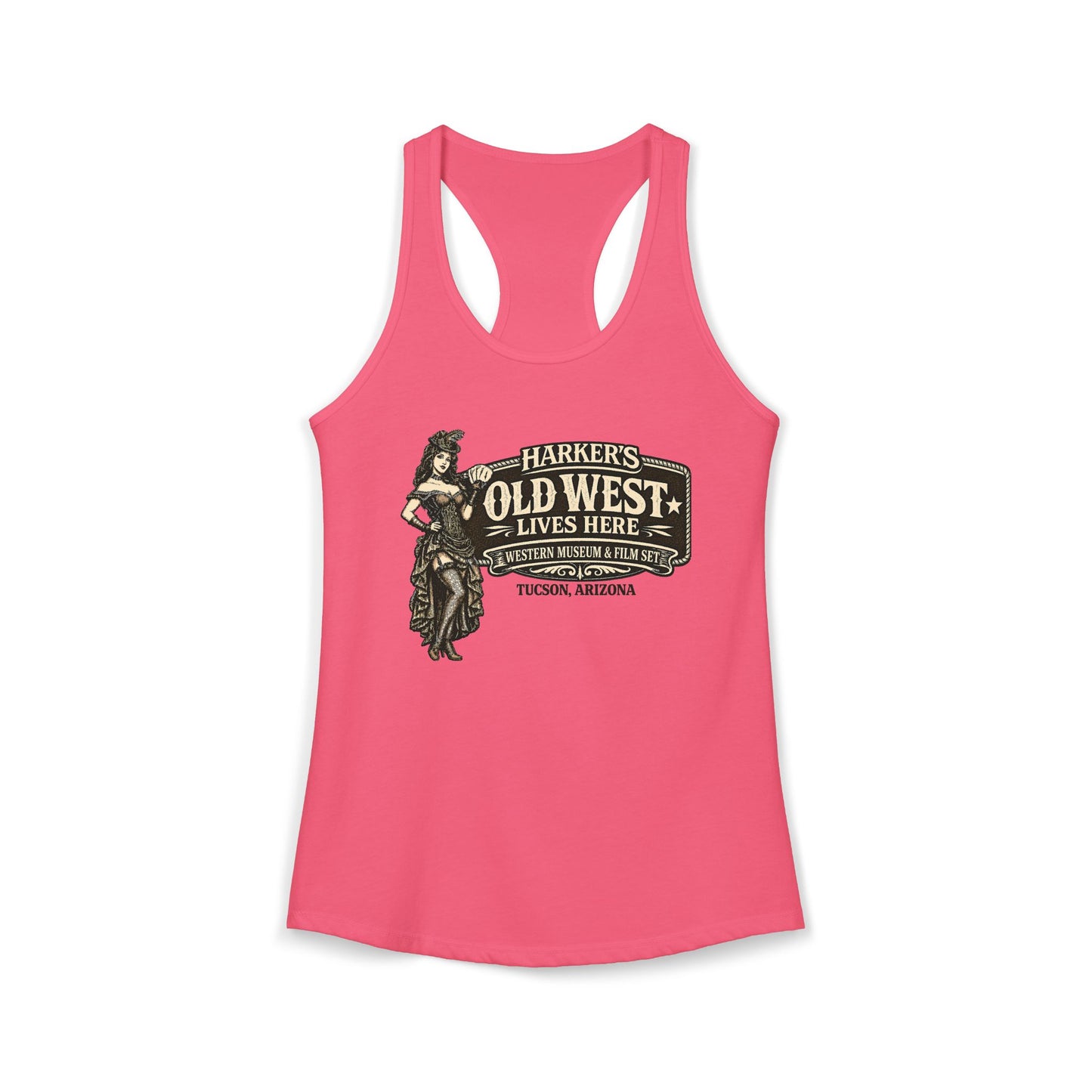 Harker's Saloon Girl Women's Ideal Racerback Tank