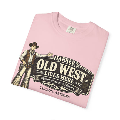 Harker's Old West Lives Here T-Shirt — Vintage Cowboy Tucson Arizona Tee