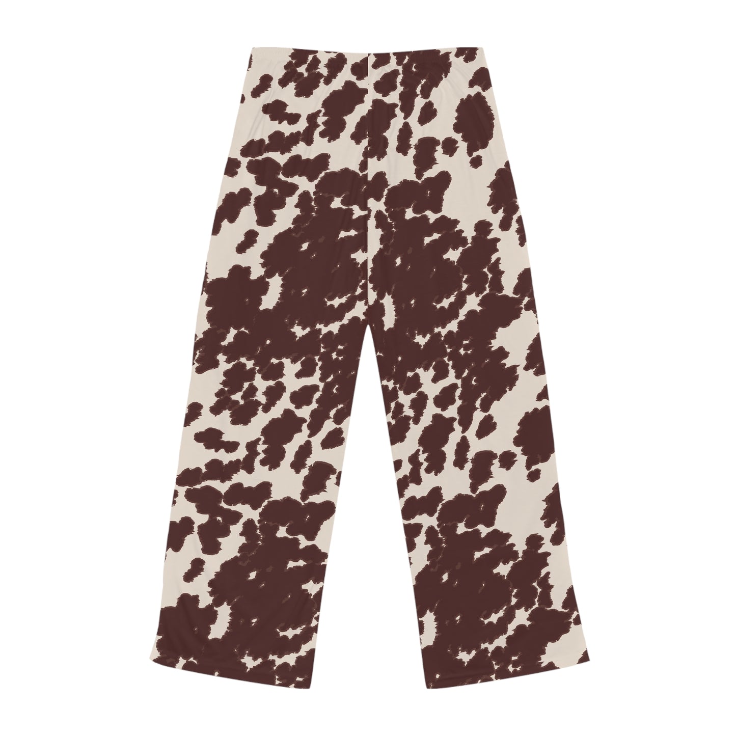 Chic Cow Print Women's Pajama Pants, Cozy Sleepwear, Lounge Wear, Gift for Her, Relaxation Pants, Trendy Bedding Essentials