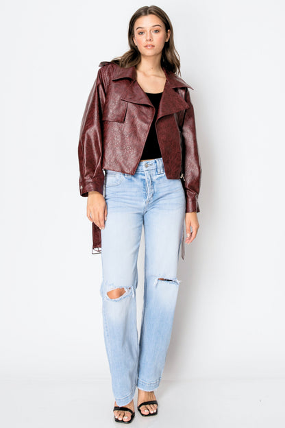 Tummy Control High Rise Relaxed Straight Leg Jean