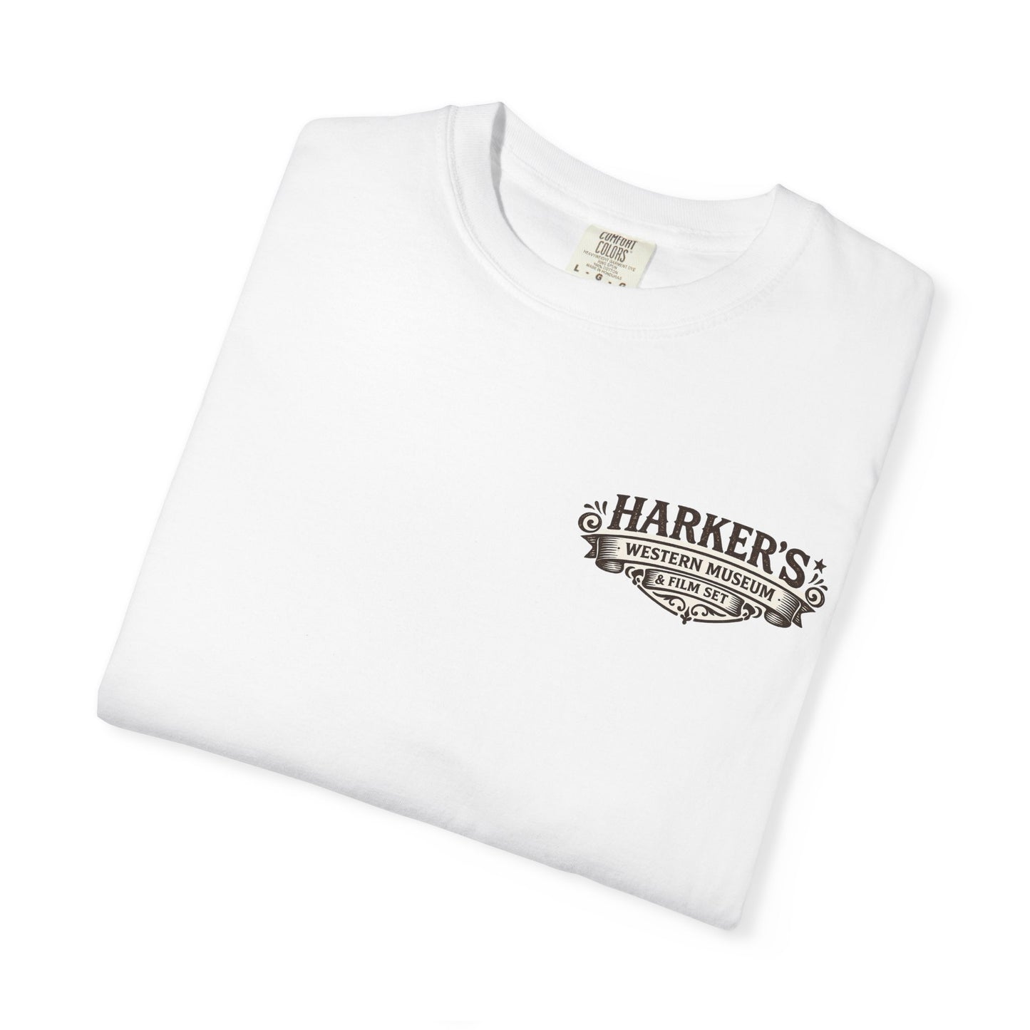 Harker's Bounty Hunter Unisex T-Shirt — “Harker’s Old West Lives Here” Vintage Western Tee