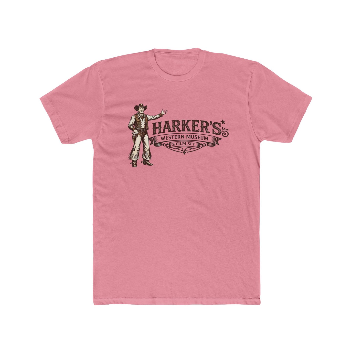 Harker's Western Unisex Tee — Vintage Cowboy Graphic T-Shirt