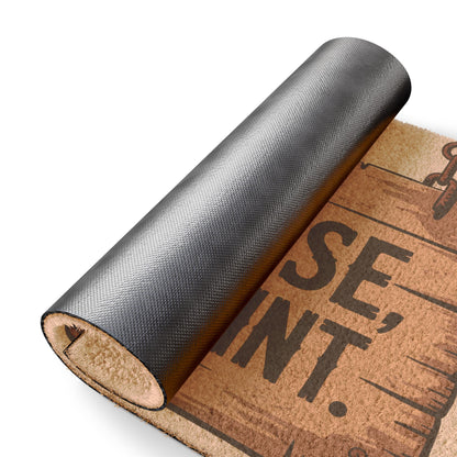 Quirky Doormat with Rustic Charm | Funny Home Decor, Welcome Mat, Gift for New Home, Indoor/Outdoor Rug, Housewarming Gift, Vamoose Ya [...]