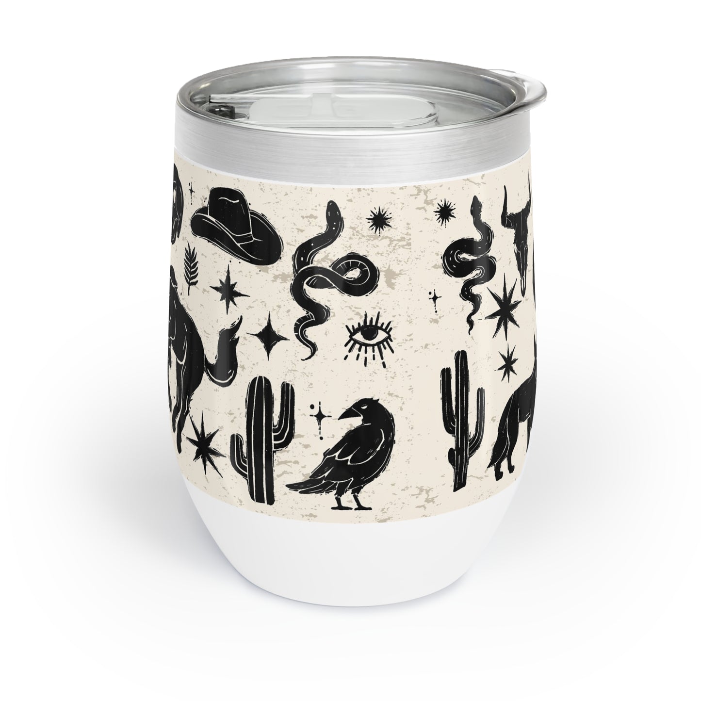 Southwestern Chill Wine Tumbler