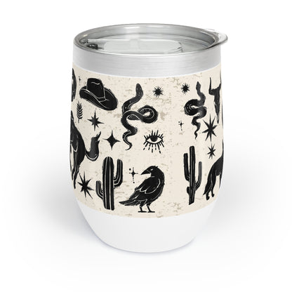 Southwestern Chill Wine Tumbler