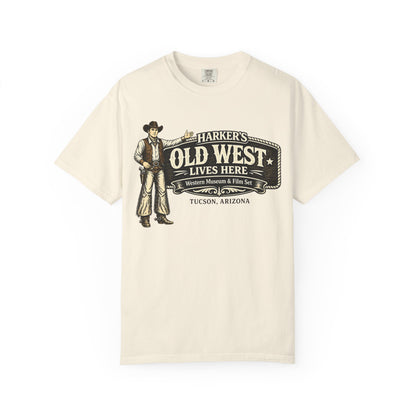 Harker's Old West Lives Here T-Shirt — Vintage Cowboy Tucson Arizona Tee