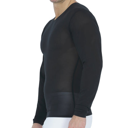 Insta Slim Power Mesh Compression Long Sleeve Crew Neck 180TLS001