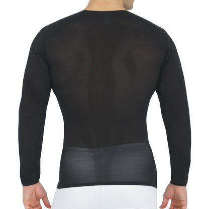 Insta Slim Power Mesh Compression Long Sleeve Crew Neck 180TLS001