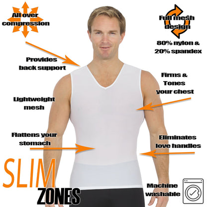 Insta Slim Power Mesh Compression Sleeveless Shirt 180VS00N1