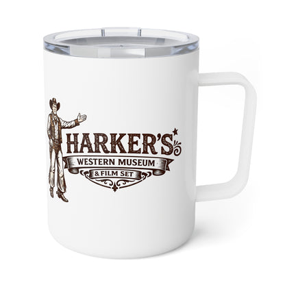 Harker's 10oz Insulated Mug – Vintage Old West Cowboy Travel Cup