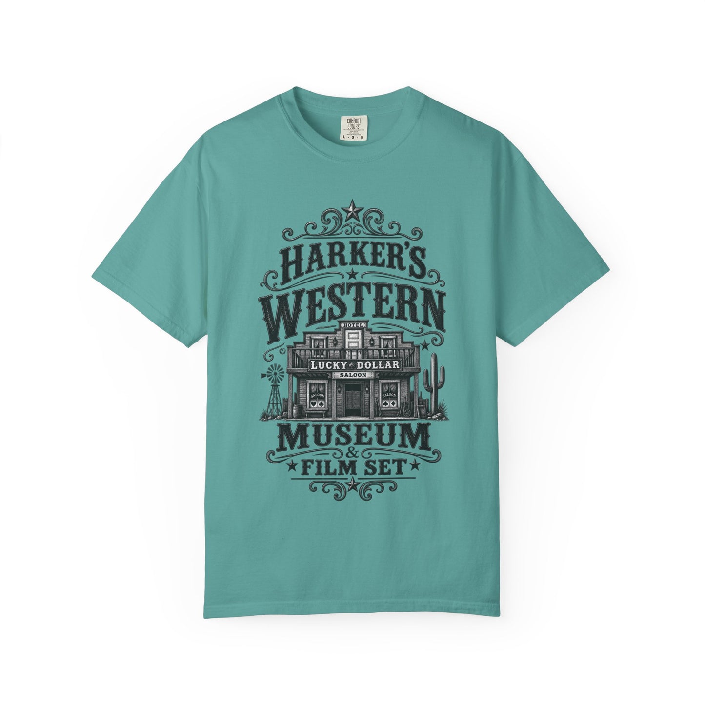 Western Museum T-Shirt — Harker’s Lucky Dollar Film Set Vintage Graphic Tee