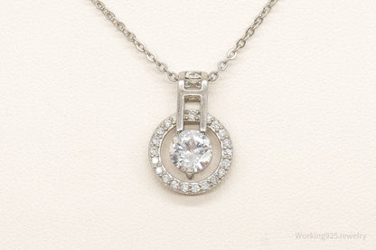 Designer Ryze Cubic Zirconia Sterling Silver Necklace