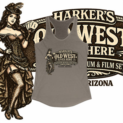 Harker's Saloon Girl Women's Ideal Racerback Tank
