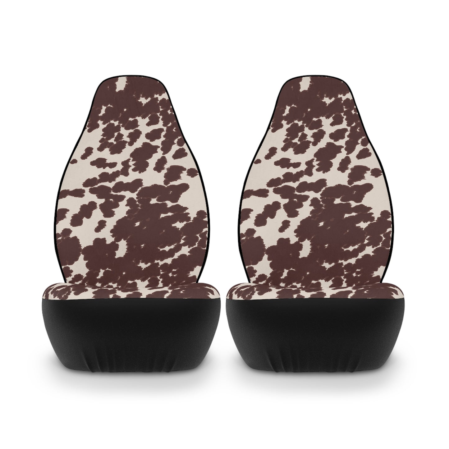 Cow Print Polyester Car Seat Covers for Trendy Car Interiors