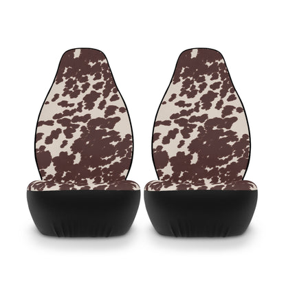 Cow Print Polyester Car Seat Covers for Trendy Car Interiors
