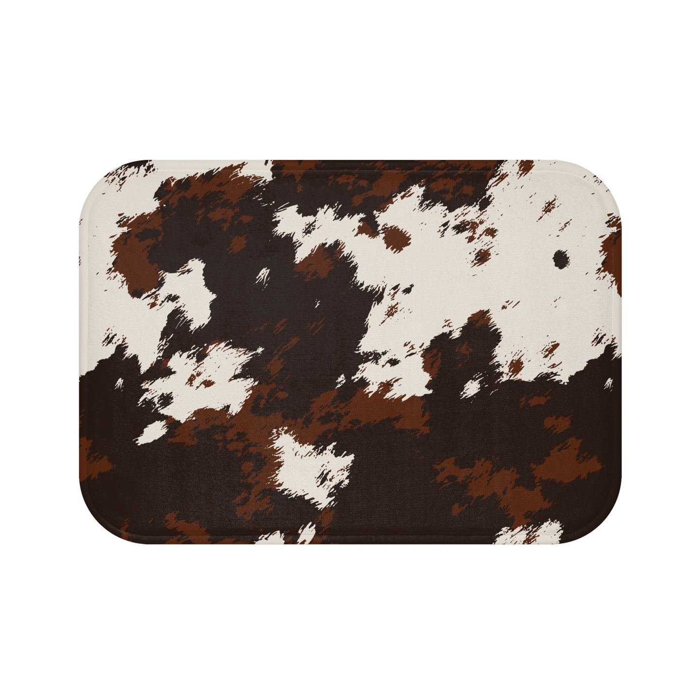 Cow Print Bath Mat - Rustic Home Decor