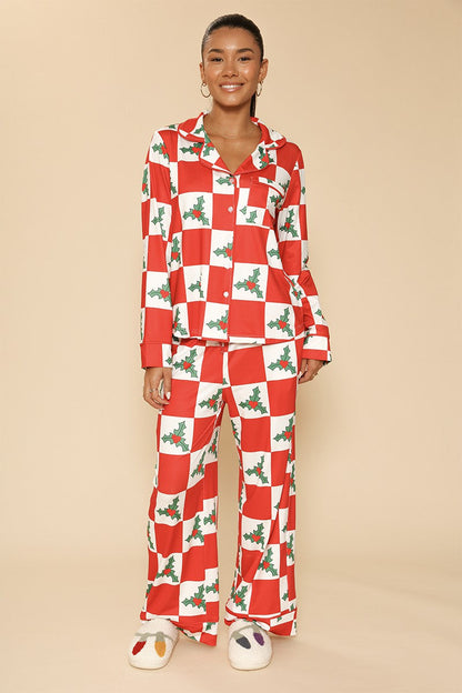 Holiday Christmas pajama set