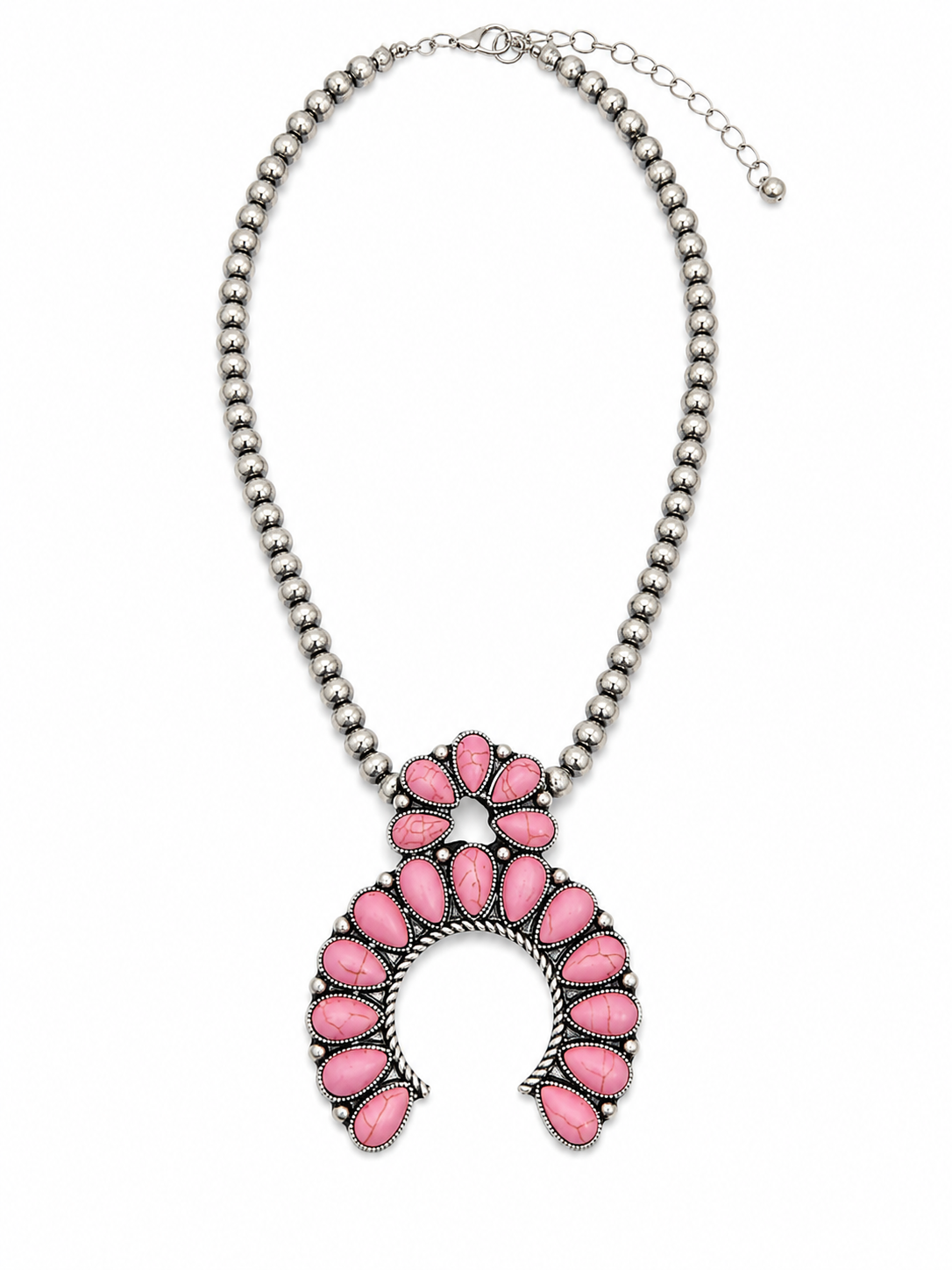 Gem Illusions Blush Naja Statement Necklace
