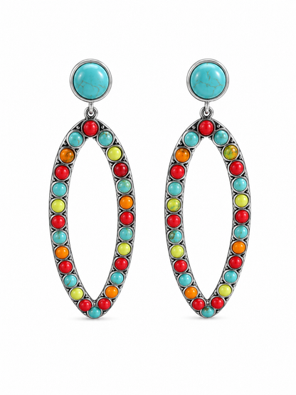 Gem Illusions™ Fiesta Sky Earrings