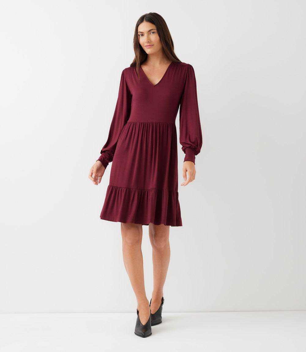 Long Sleeve Tiered Dress
