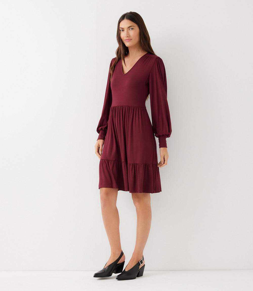 Long Sleeve Tiered Dress