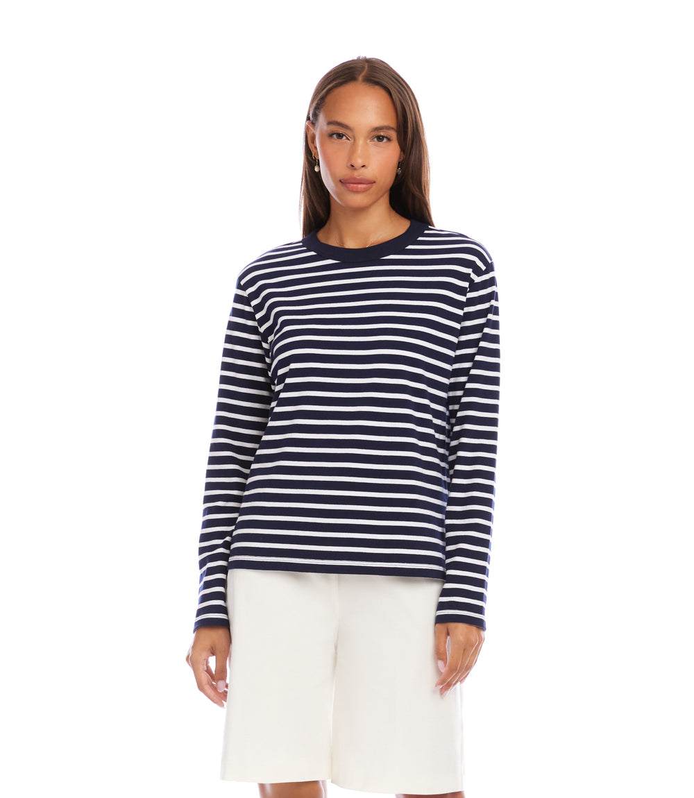Stripe Long Sleeve Top