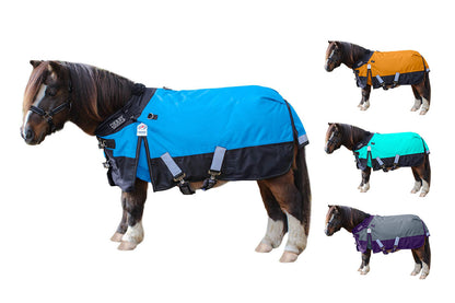 Derby Originals Nordic-Tough 1200D Heavyweight Mini Horse & Pony Turnout Blanket – Waterproof, Reflective, 300g Insulation, Triple-Layer Design, 210T Lining, 2-Year Warranty