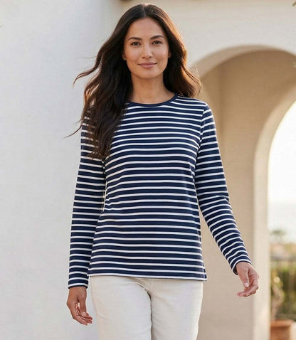 Stripe Long Sleeve Top