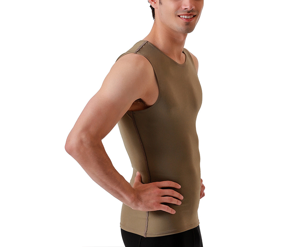 Insta Slim Medium Compression Sleeveless Crew Tank 2TAT0N1