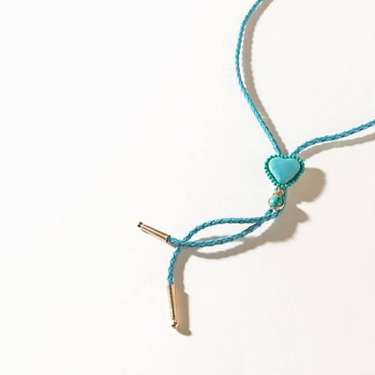 June at Sundown Necklace in Rodeo Teal