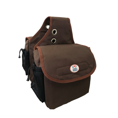 Tahoe Padded Triple Layer 1200D Nylon Saddle Bags For Trail Riding 1 Year Warranty With 2 Pockets For Water Bottles