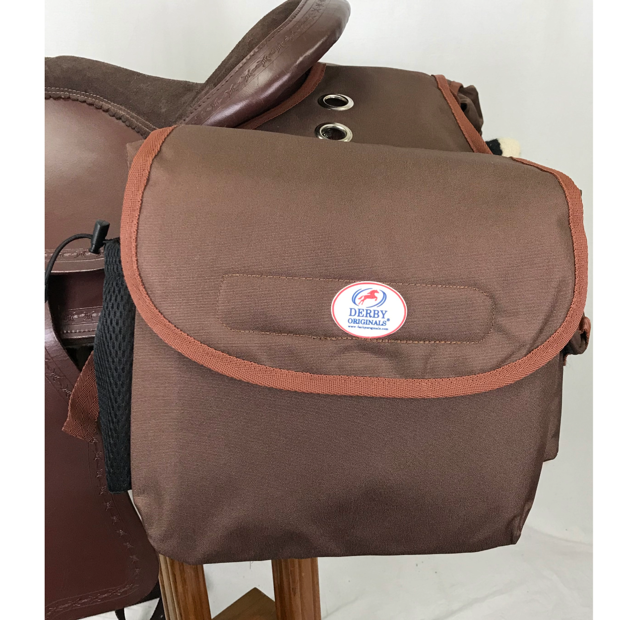 Tahoe Padded Triple Layer 1200D Nylon Saddle Bags For Trail Riding 1 Year Warranty With 2 Pockets For Water Bottles
