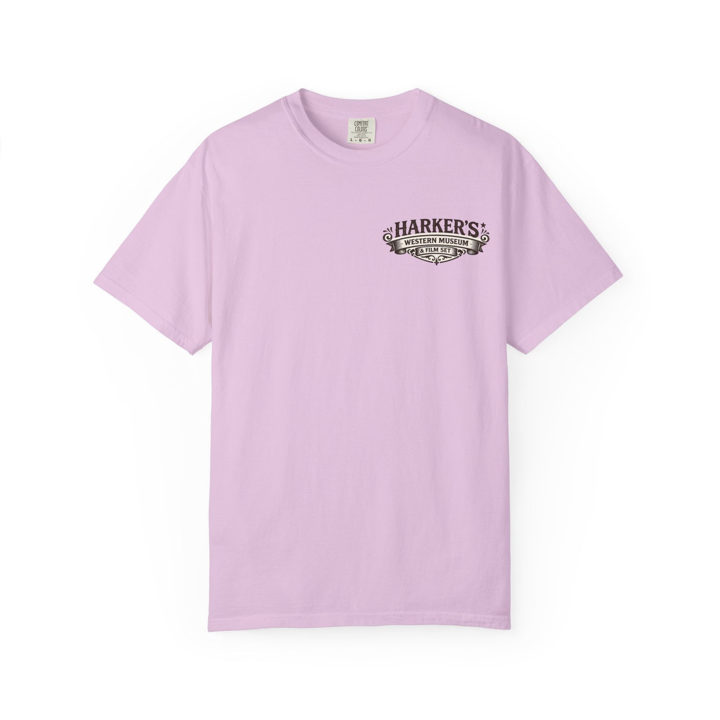 Harker's Gambler Unisex T-Shirt — “Harker’s Old West Lives Here” Vintage Western Tee