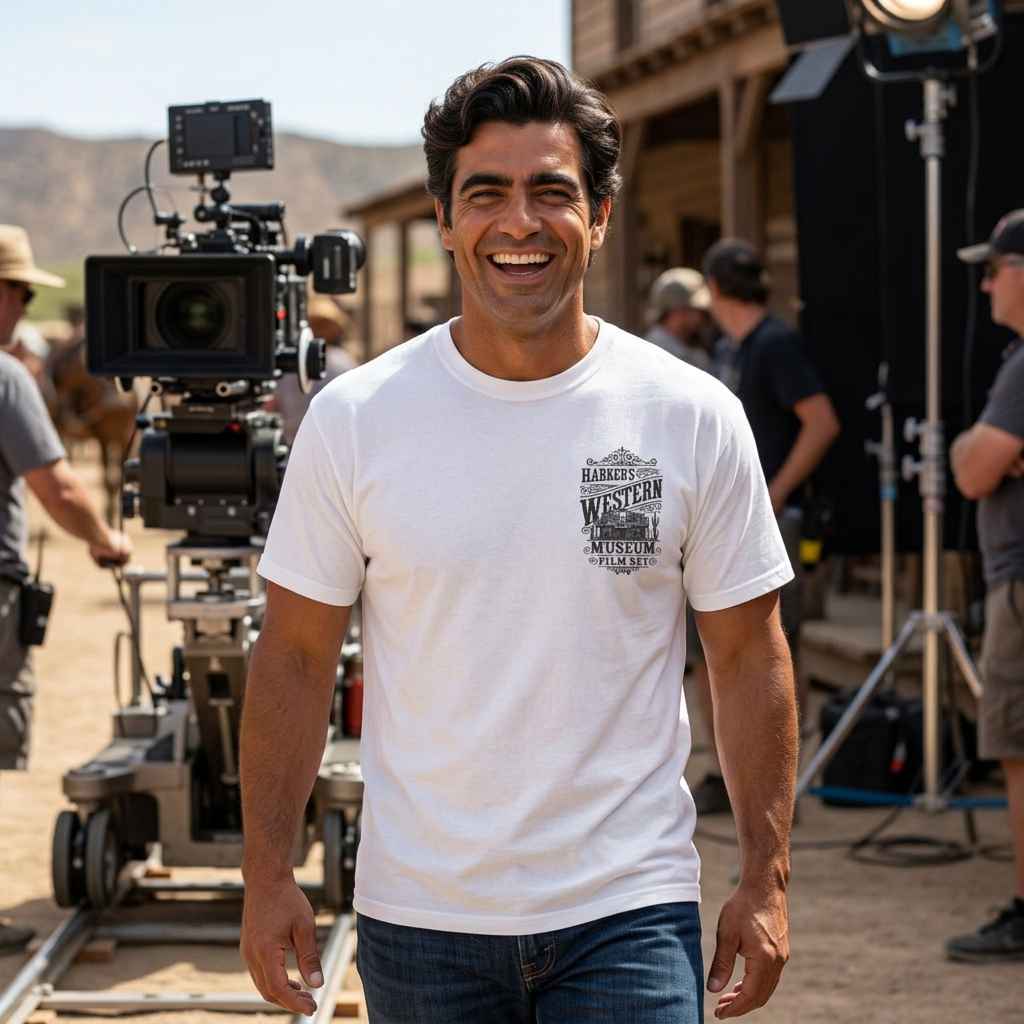 Harker's Western Museum T-Shirt — “Harker’s Western Museum & Film Set” Vintage Graphic Tee