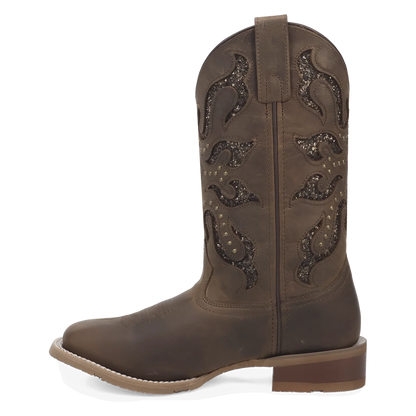 Laredo Lace Lonestar - Women's Leather Cowgirl Boots