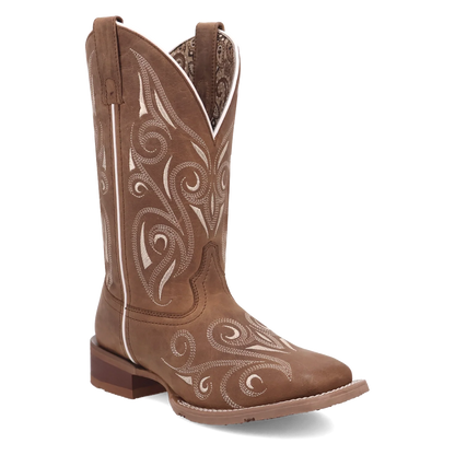 Laredo Spurred - Women's Leather Cowgirl Boots