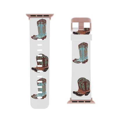 Western Boot Apple Watch Band