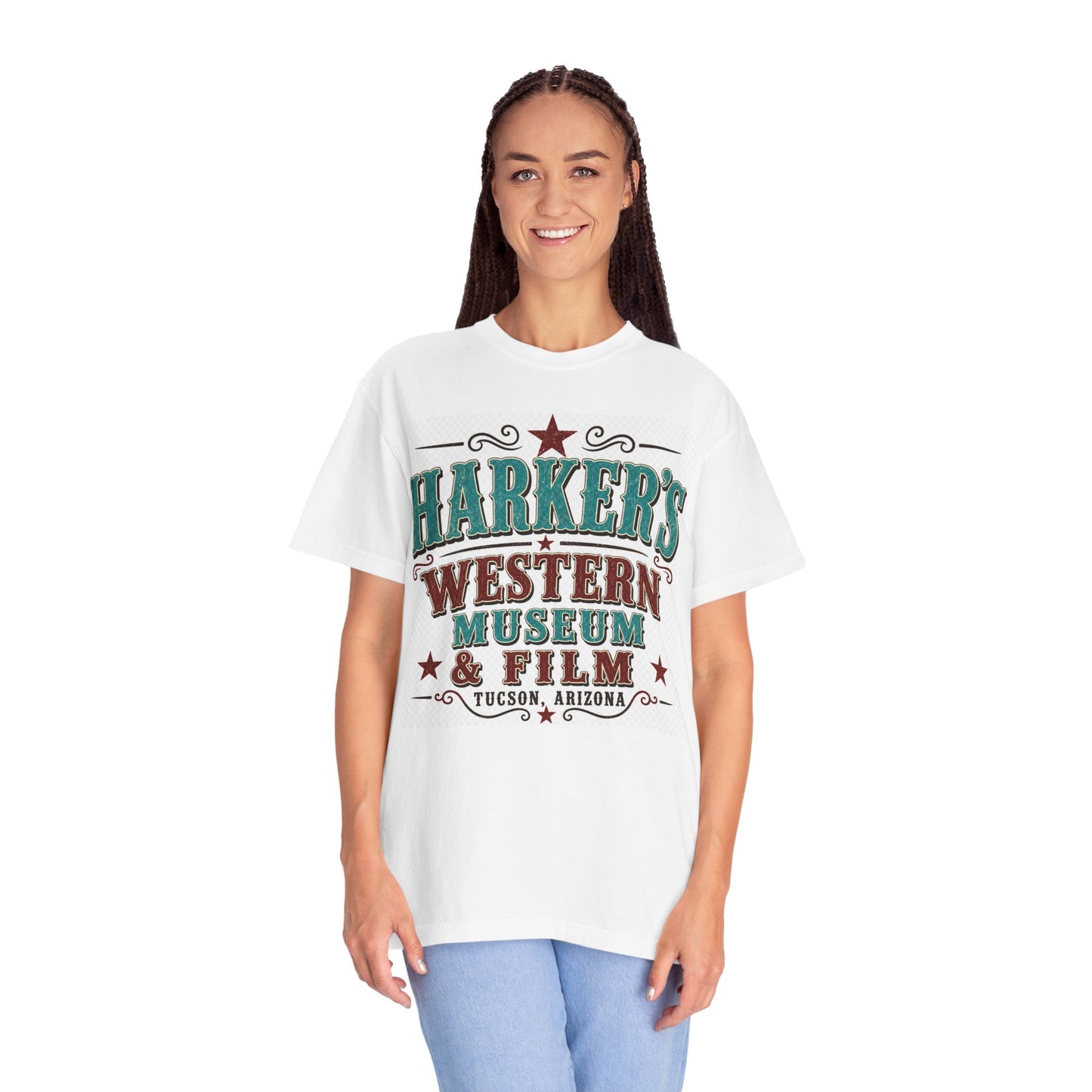 Western Museum T-Shirt — Harker's Western Museum & Film Tucson Souvenir Teal