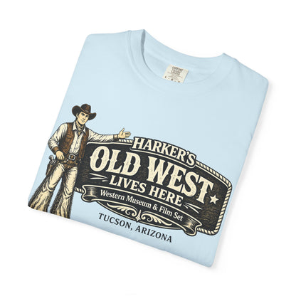 Harker's Old West Lives Here T-Shirt — Vintage Cowboy Tucson Arizona Tee