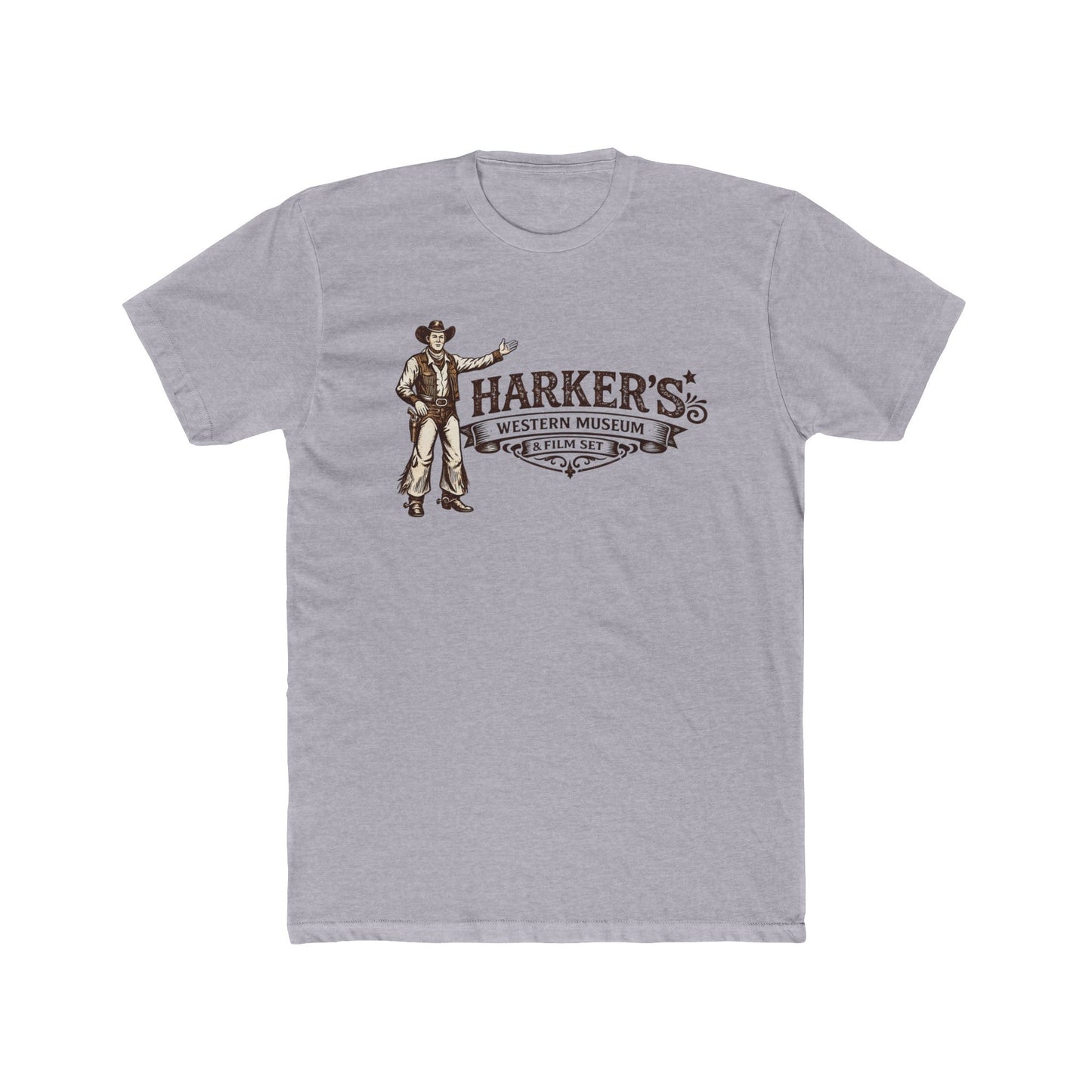 Harker's Western Unisex Tee — Vintage Cowboy Graphic T-Shirt