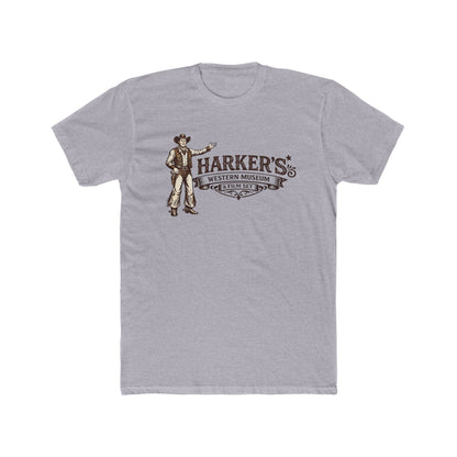 Harker's Western Unisex Tee — Vintage Cowboy Graphic T-Shirt