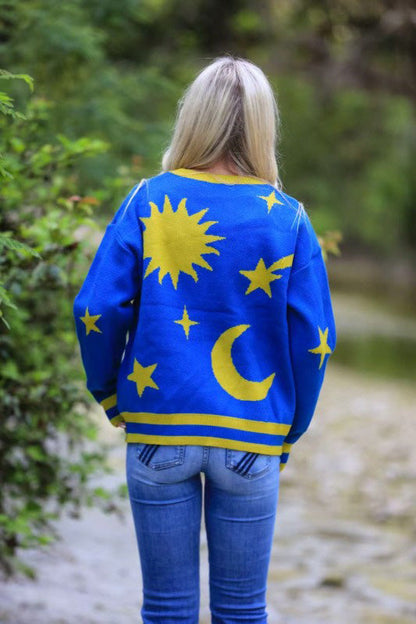 Celestial knit cardigan