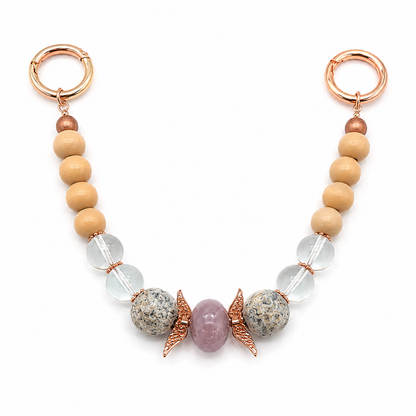 Rosewood Whisper Purse Charm